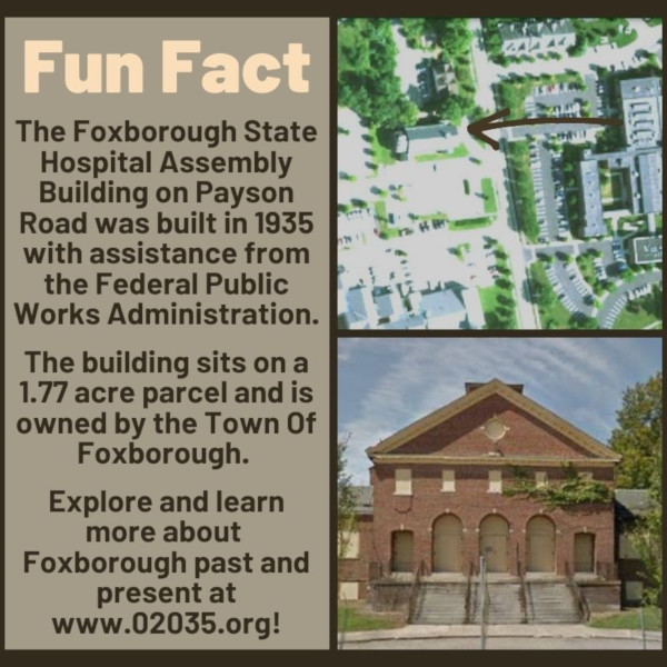 Learn more about Foxborough's Past and Present at 02035.org